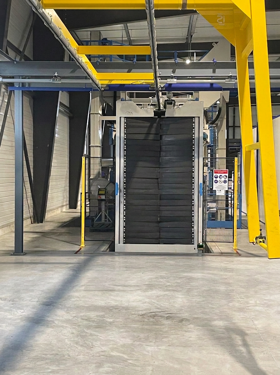 Automatische straalcabine
